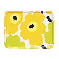 Marimekko Unikko Yellow / Lime Small Tray