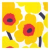 Marimekko Unikko Yellow Lunch Napkins
