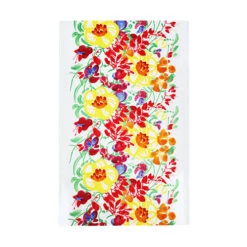 Marimekko Ursula White/Multi Short Tablecloth -Artful Dining marimekko ursula white multi short tablecloth 90