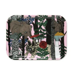 Marimekko Veljekset Finland 100 Pink Small Tray