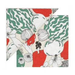Marimekko Vihannesmaa Red / Green Cocktail Napkins